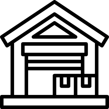 Uygulama UI, Web Tasarımı, Bulut ve Veri Yönetimi Kullanımı için Depolama Simgesi Siyah ve Beyaz PNG