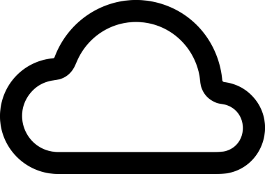 Uygulama UI, Web Tasarımı, Bulut ve Veri Yönetimi Kullanımı için Depolama Simgesi Siyah ve Beyaz PNG