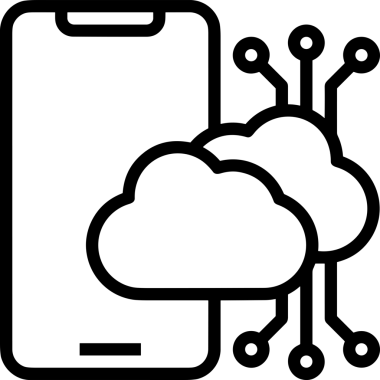 Uygulama UI, Web Tasarımı, Bulut ve Veri Yönetimi Kullanımı için Depolama Simgesi Siyah ve Beyaz PNG