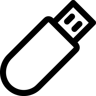 Uygulama UI, Web Tasarımı, Bulut ve Veri Yönetimi Kullanımı için Depolama Simgesi Siyah ve Beyaz PNG