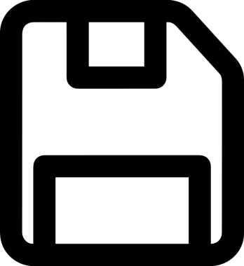 Uygulama UI, Web Tasarımı, Bulut ve Veri Yönetimi Kullanımı için Depolama Simgesi Siyah ve Beyaz PNG