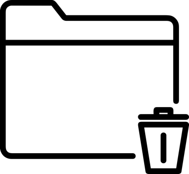 Uygulama UI, Web Tasarımı, Bulut ve Veri Yönetimi Kullanımı için Depolama Simgesi Siyah ve Beyaz PNG