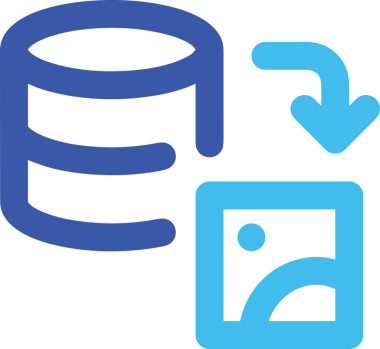 Uygulama UI, Web Tasarımı, Bulut ve Veri Yönetimi Kullanımı için Depolama Simgesi Siyah ve Beyaz PNG