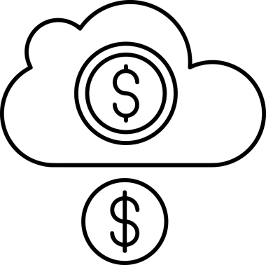 Uygulama UI, Web Tasarımı, Bulut ve Veri Yönetimi Kullanımı için Depolama Simgesi Siyah ve Beyaz PNG