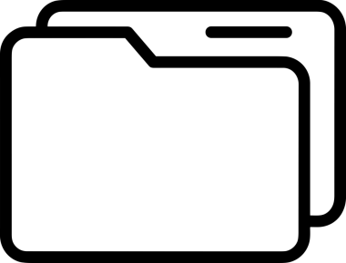 Uygulama UI, Web Tasarımı, Bulut ve Veri Yönetimi Kullanımı için Depolama Simgesi Siyah ve Beyaz PNG