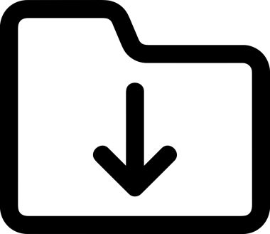 Uygulama UI, Web Tasarımı, Bulut ve Veri Yönetimi Kullanımı için Depolama Simgesi Siyah ve Beyaz PNG