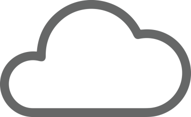 Uygulama UI, Web Tasarımı, Bulut ve Veri Yönetimi Kullanımı için Depolama Simgesi Siyah ve Beyaz PNG