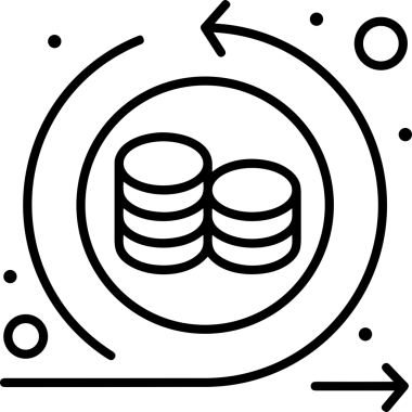 Uygulama UI, Web Tasarımı, Bulut ve Veri Yönetimi Kullanımı için Depolama Simgesi Siyah ve Beyaz PNG