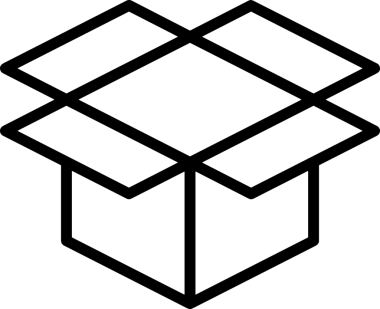 Uygulama UI, Web Tasarımı, Bulut ve Veri Yönetimi Kullanımı için Depolama Simgesi Siyah ve Beyaz PNG