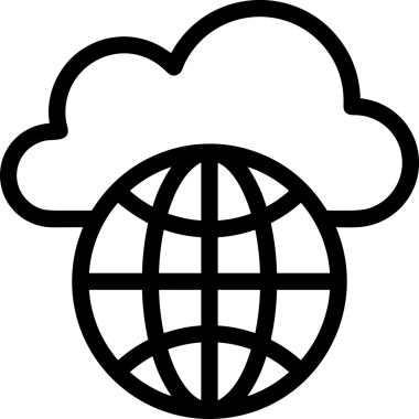 Uygulama UI, Web Tasarımı, Bulut ve Veri Yönetimi Kullanımı için Depolama Simgesi Siyah ve Beyaz PNG