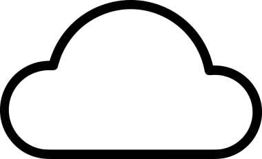 Uygulama UI, Web Tasarımı, Bulut ve Veri Yönetimi Kullanımı için Depolama Simgesi Siyah ve Beyaz PNG