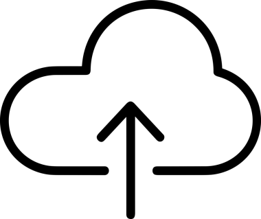 Uygulama UI, Web Tasarımı, Bulut ve Veri Yönetimi Kullanımı için Depolama Simgesi Siyah ve Beyaz PNG