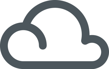 Uygulama UI, Web Tasarımı, Bulut ve Veri Yönetimi Kullanımı için Depolama Simgesi Siyah ve Beyaz PNG