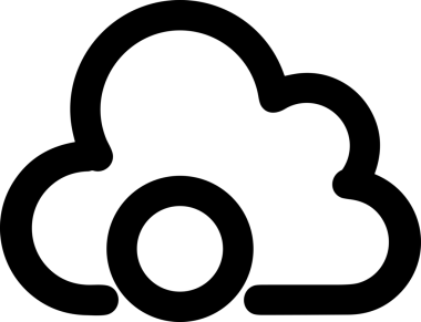 Uygulama UI, Web Tasarımı, Bulut ve Veri Yönetimi Kullanımı için Depolama Simgesi Siyah ve Beyaz PNG