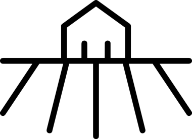 Uygulama UI, Web Tasarımı, Bulut ve Veri Yönetimi Kullanımı için Depolama Simgesi Siyah ve Beyaz PNG