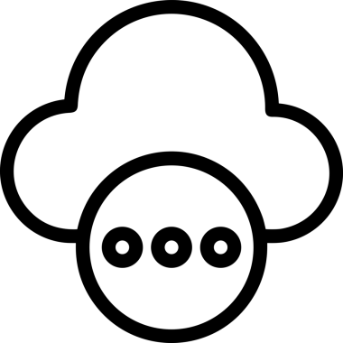 Uygulama UI, Web Tasarımı, Bulut ve Veri Yönetimi Kullanımı için Depolama Simgesi Siyah ve Beyaz PNG