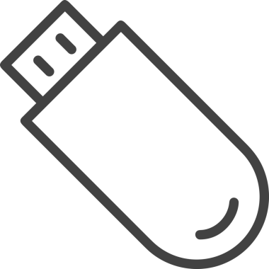 Uygulama UI, Web Tasarımı, Bulut ve Veri Yönetimi Kullanımı için Depolama Simgesi Siyah ve Beyaz PNG