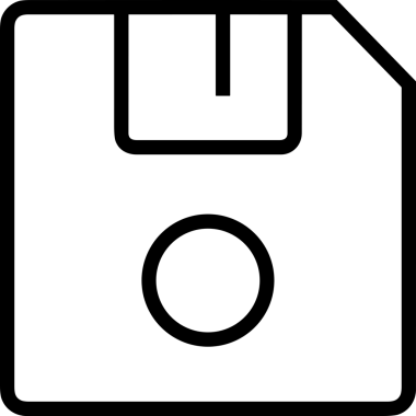 Uygulama UI, Web Tasarımı, Bulut ve Veri Yönetimi Kullanımı için Depolama Simgesi Siyah ve Beyaz PNG