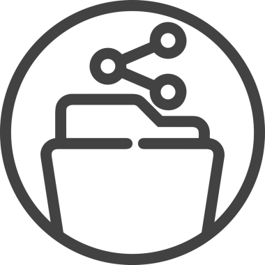 Uygulama UI, Web Tasarımı, Bulut ve Veri Yönetimi Kullanımı için Depolama Simgesi Siyah ve Beyaz PNG