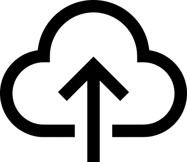 Uygulama UI, Web Tasarımı, Bulut ve Veri Yönetimi Kullanımı için Depolama Simgesi Siyah ve Beyaz PNG