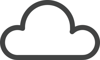 Uygulama UI, Web Tasarımı, Bulut ve Veri Yönetimi Kullanımı için Depolama Simgesi Siyah ve Beyaz PNG