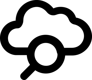 Uygulama UI, Web Tasarımı, Bulut ve Veri Yönetimi Kullanımı için Depolama Simgesi Siyah ve Beyaz PNG