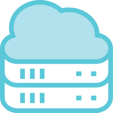 Uygulama UI, Web Tasarımı, Bulut ve Veri Yönetimi Kullanımı için Depolama Simgesi Siyah ve Beyaz PNG