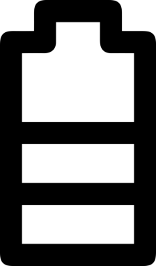 Uygulama UI, Web Tasarımı, Bulut ve Veri Yönetimi Kullanımı için Depolama Simgesi Siyah ve Beyaz PNG