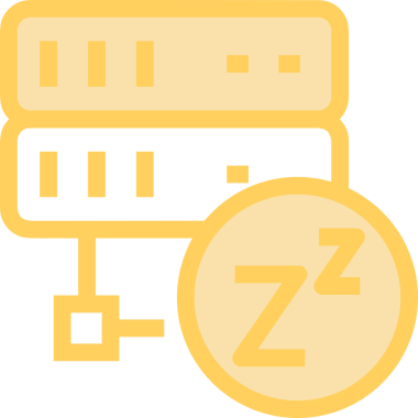 Uygulama UI, Web Tasarımı, Bulut ve Veri Yönetimi Kullanımı için Depolama Simgesi Siyah ve Beyaz PNG