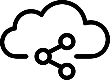 Uygulama UI, Web Tasarımı, Bulut ve Veri Yönetimi Kullanımı için Depolama Simgesi Siyah ve Beyaz PNG