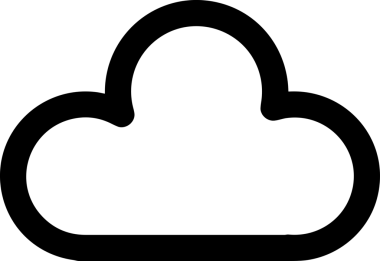 Uygulama UI, Web Tasarımı, Bulut ve Veri Yönetimi Kullanımı için Depolama Simgesi Siyah ve Beyaz PNG