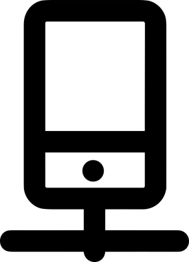 Uygulama UI, Web Tasarımı, Bulut ve Veri Yönetimi Kullanımı için Depolama Simgesi Siyah ve Beyaz PNG