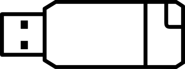 Uygulama UI, Web Tasarımı, Bulut ve Veri Yönetimi Kullanımı için Depolama Simgesi Siyah ve Beyaz PNG