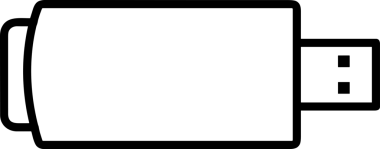 Uygulama UI, Web Tasarımı, Bulut ve Veri Yönetimi Kullanımı için Depolama Simgesi Siyah ve Beyaz PNG