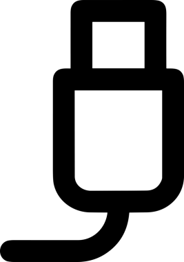 Uygulama UI, Web Tasarımı, Bulut ve Veri Yönetimi Kullanımı için Depolama Simgesi Siyah ve Beyaz PNG