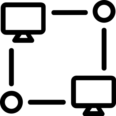 Uygulama UI, Web Tasarımı, Bulut ve Veri Yönetimi Kullanımı için Depolama Simgesi Siyah ve Beyaz PNG
