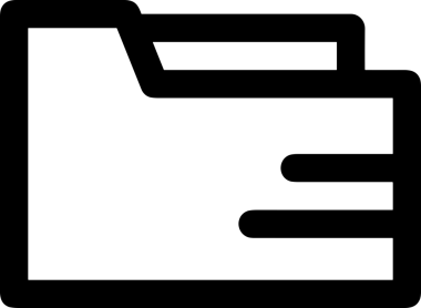 Uygulama UI, Web Tasarımı, Bulut ve Veri Yönetimi Kullanımı için Depolama Simgesi Siyah ve Beyaz PNG