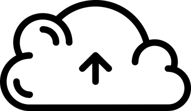 Uygulama UI, Web Tasarımı, Bulut ve Veri Yönetimi Kullanımı için Depolama Simgesi Siyah ve Beyaz PNG