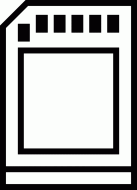 Uygulama UI, Web Tasarımı, Bulut ve Veri Yönetimi Kullanımı için Depolama Simgesi Siyah ve Beyaz PNG