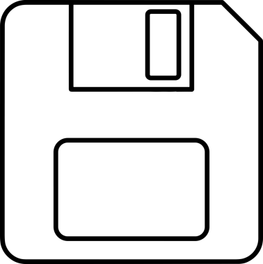 Uygulama UI, Web Tasarımı, Bulut ve Veri Yönetimi Kullanımı için Depolama Simgesi Siyah ve Beyaz PNG