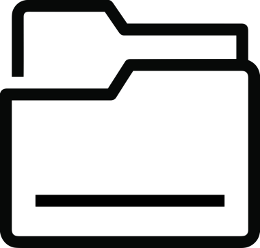 Uygulama UI, Web Tasarımı, Bulut ve Veri Yönetimi Kullanımı için Depolama Simgesi Siyah ve Beyaz PNG