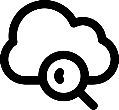 Uygulama UI, Web Tasarımı, Bulut ve Veri Yönetimi Kullanımı için Depolama Simgesi Siyah ve Beyaz PNG