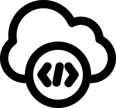 Uygulama UI, Web Tasarımı, Bulut ve Veri Yönetimi Kullanımı için Depolama Simgesi Siyah ve Beyaz PNG