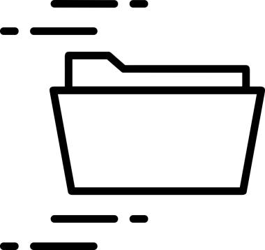 Uygulama UI, Web Tasarımı, Bulut ve Veri Yönetimi Kullanımı için Depolama Simgesi Siyah ve Beyaz PNG