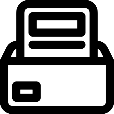 Uygulama UI, Web Tasarımı, Bulut ve Veri Yönetimi Kullanımı için Depolama Simgesi Siyah ve Beyaz PNG