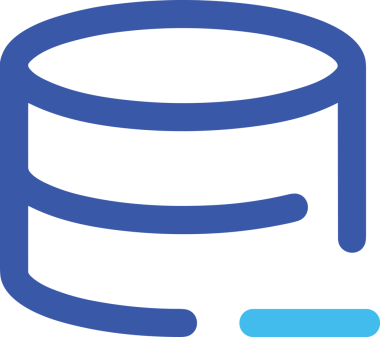 Uygulama UI, Web Tasarımı, Bulut ve Veri Yönetimi Kullanımı için Depolama Simgesi Siyah ve Beyaz PNG