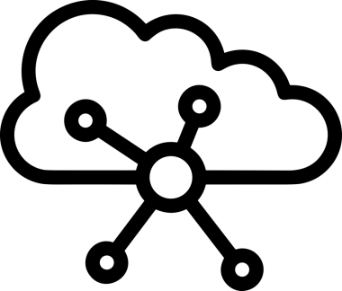 Uygulama UI, Web Tasarımı, Bulut ve Veri Yönetimi Kullanımı için Depolama Simgesi Siyah ve Beyaz PNG