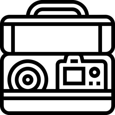 Uygulama UI, Web Tasarımı, Bulut ve Veri Yönetimi Kullanımı için Depolama Simgesi Siyah ve Beyaz PNG