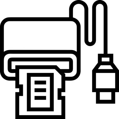 Uygulama UI, Web Tasarımı, Bulut ve Veri Yönetimi Kullanımı için Depolama Simgesi Siyah ve Beyaz PNG