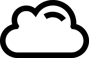 Uygulama UI, Web Tasarımı, Bulut ve Veri Yönetimi Kullanımı için Depolama Simgesi Siyah ve Beyaz PNG